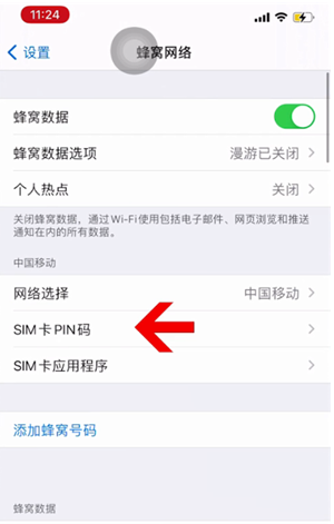 玛曲苹果14维修网分享如何给iPhone14的SIM卡设置密码 