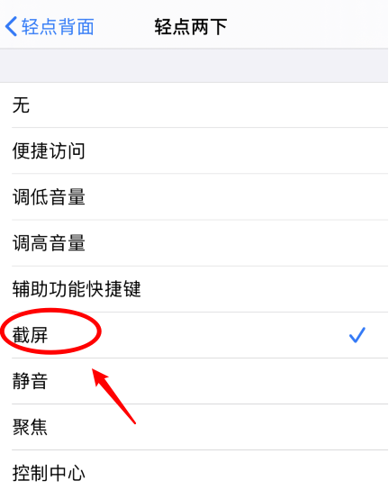 玛曲苹果手机维修分享iPhone12如何启用双击截屏 